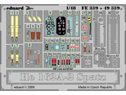 He 162A-2 Spatz recommended for TAMIYA