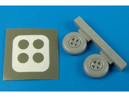 1/72 Hawker Hurricane wheels & paint masks