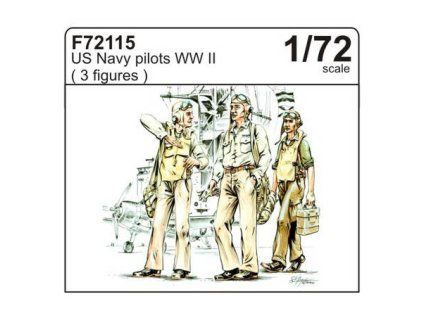 1/72 US Navy pilots WW II (3 fig.)