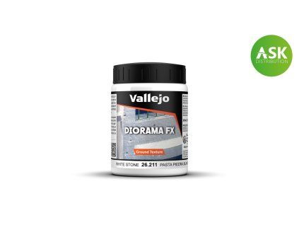 Vallejo Diorama FX 26211 White Stone Paste Ground Textures (200 ml)