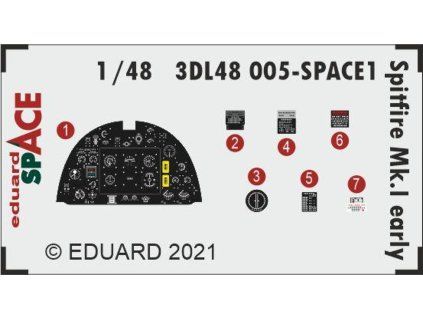 Spitfire Mk.I early SPACE 1/48 recommended for EDUARD