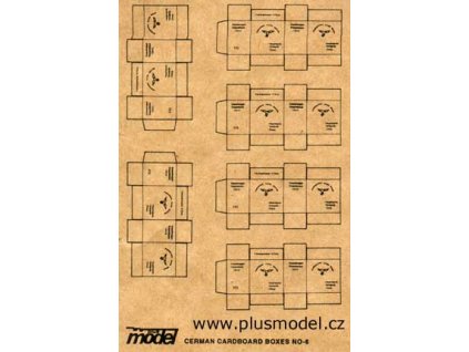1/35 German Cardboard Boxes