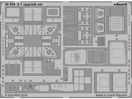 X-1 upgrade set 1/48 recommended for EDUARD