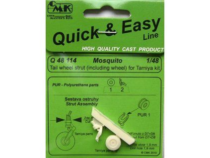 1/48 Mosquito Tail wheel strut(inc.whel) TAM