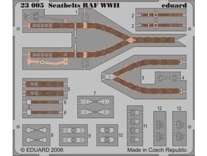 Seatbelts RAF WWII 1/24