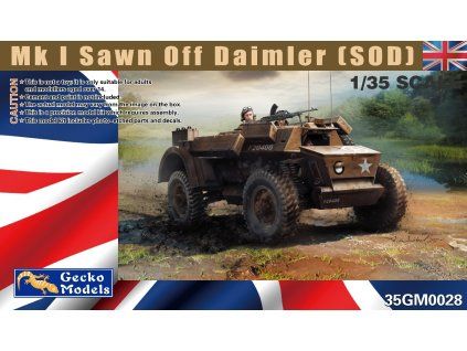 1/35 Mk 1 Sawn Off Daimler (SOD) - Gecko