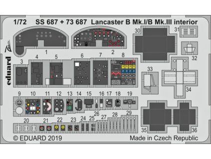 Lancaster B Mk.I/B Mk.III interior 1/72 recommended for AIRFIX