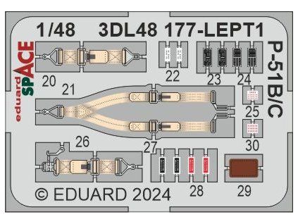 P-51B/C SPACE 1/48 recommended for EDUARD