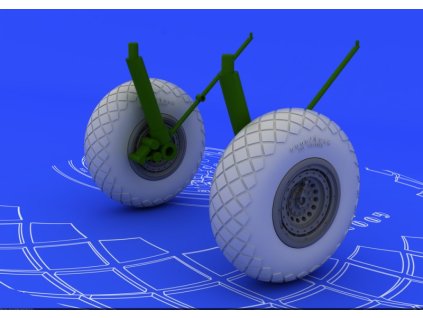 1/72 B-17G wheels for REVELL kit