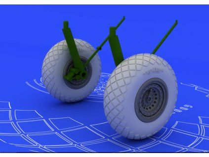 B-17G wheels 1/72 recommended for REVELL