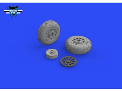 P-51B/C exhaust stacks 1/48 recommended for EDUARD