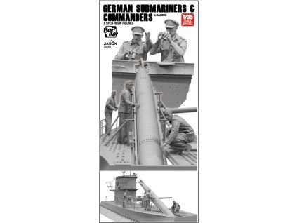 1/35 German Submarines & Commanders (Loading) (5 Pcs.) - Border Model
