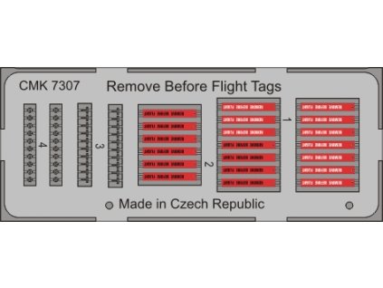 1/72 Remove Before Flight Tags (20 pc)