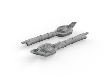 P-38J superchargers PRINT 1/48 recommended for TAMIYA