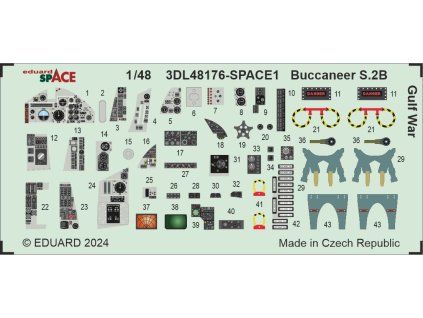 Buccaneer S.2B Gulf War SPACE 1/48 recommended for AIRFIX