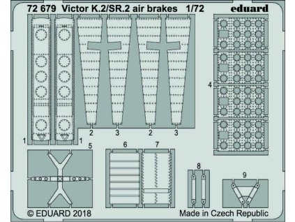 1/72 Victor K.2/SR.2 airbrakes for AIRFIX kit
