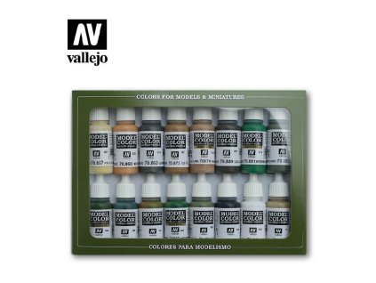 Vallejo Model Color 16 color Set 70109 Allied Forces WWII (16)
