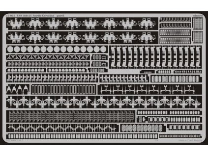 USS BB-55 North Carolina  1/350 recommended for TRUMPETER 05303
