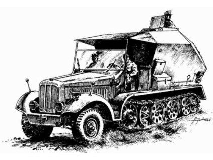 1/72 SdKfz 7/3 Feuerleitpanzer