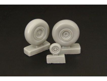 1/72 B17G wheel set Resin wheels for ACADEMY kit