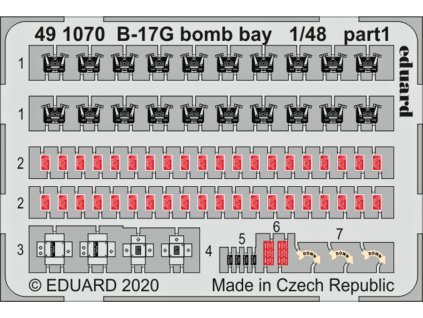 B-17G bomb bay 1/48 recommended for HKM