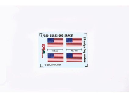 US ensign flag modern SPACE 1/350