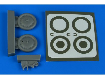 1/48 K5Y Willow wheels & paint masks - OTAKI
