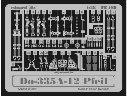 Do 335A-12 Pfeil recommended for TAMIYA