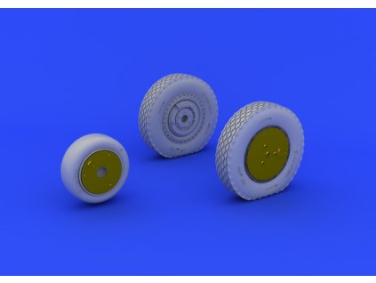 P-39 wheels late  1/48 recommended for EDUARD