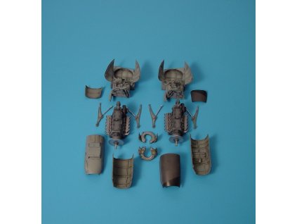 1/48 Me 410A-1 detail engine set