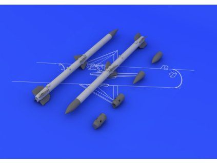 AIM-120C AMRAAM (2pcs) 1/48