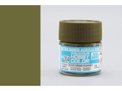 Aqueous Hobby Colors (10 ml) Olive Drab FS 34067