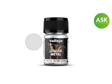 Vallejo Liquid Metal 70796 White Gold (35 ml)