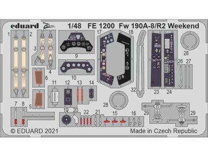 Fw 190A-8/R2 Weekend 1/48 recommended for EDUARD