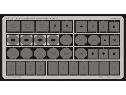 F-15 etch stencil data mask -etch 1/32