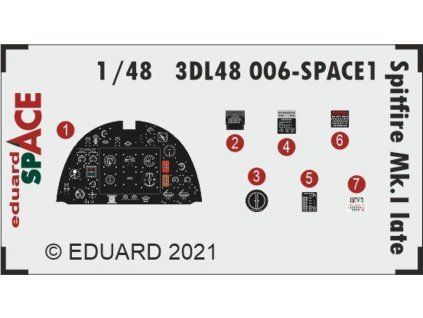 Spitfire Mk.I late SPACE 1/48 recommended for EDUARD