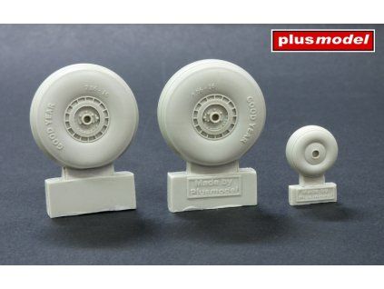 1/48 C-47 Skytrain wheels without cover