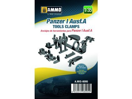 1/35 Panzer I Ausf.A Tools Clamps