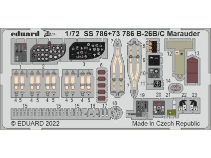 B-26B/C Marauder 1/72 recommended for HASEGAWA / HOBBY 2000