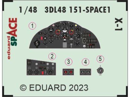 X-1 SPACE 1/48 recommended for EDUARD