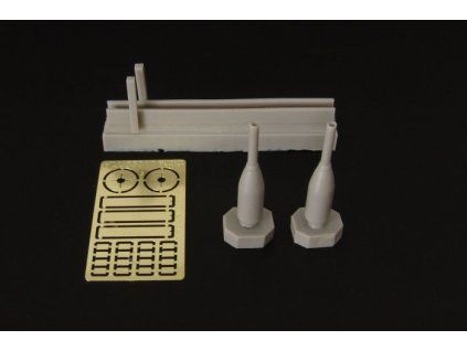 1/35 U S demolition rocket 7,2 inch PE and resin construction kit