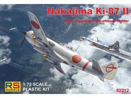 Plastikový model letadla 1/72 Nakajima Ki-87-II 3 decal v. for Japan, GB