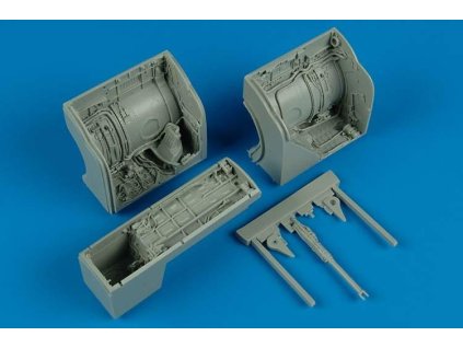1/32 MiG-23 Flogger wheel bays - TRUMPETER