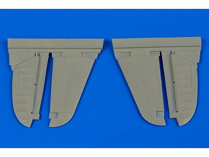 1/48 P-40M/N Warhawk control surfaces - HASEGAWA