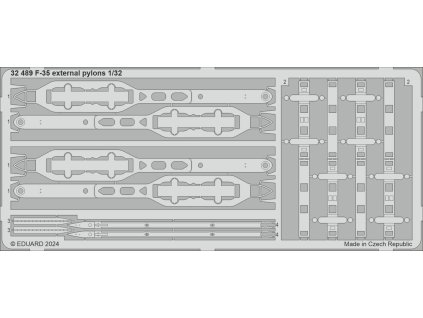 F-35 external pylons 1/32 recommended for TRUMPETER
