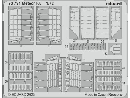 Meteor F.8 1/72 recommended for AIRFIX