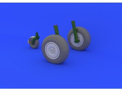 Ju 88 wheels late 1/48 recommended for DRAGON