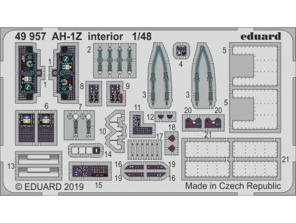 1/48 AH-1Z interior  for KITTY HAWK kit
