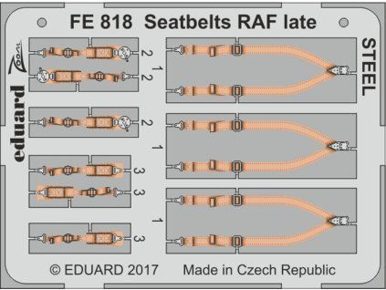 Seatbelts RAF late STEEL