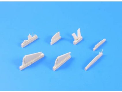 1/72 A6M3 model 32 Zero – Tail Cone + Tail Planes